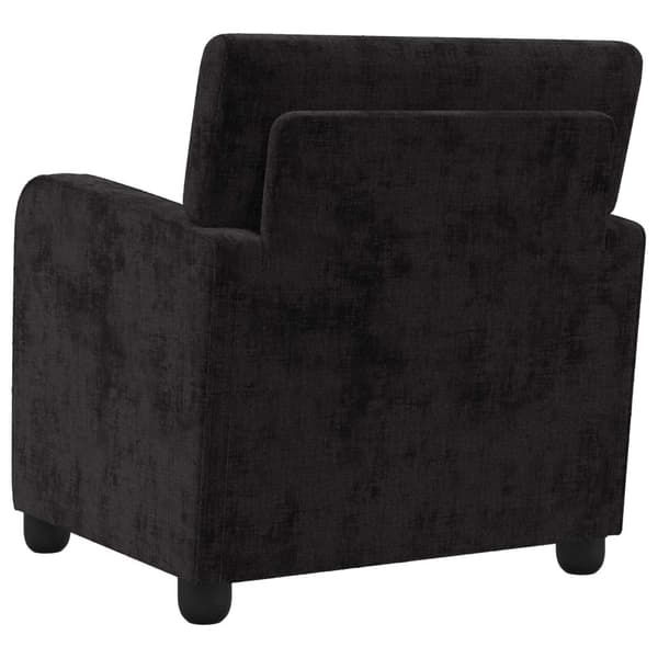 Fåtölj Svart Chenille