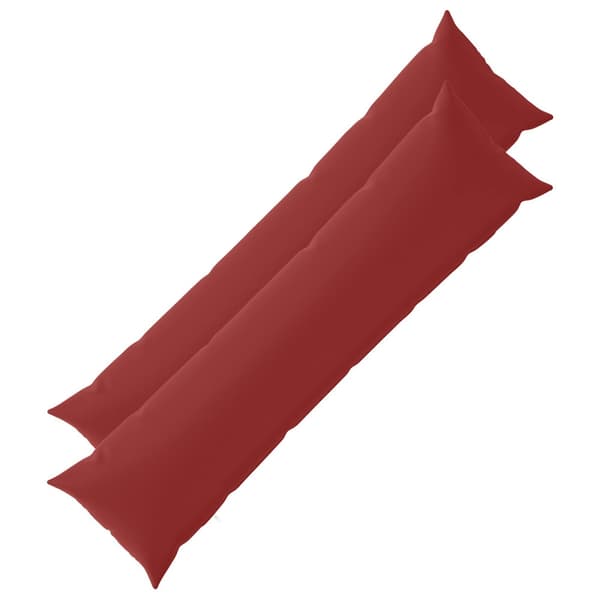 Kuddöverdrag 2 st HEERLEN Vinröd 40 x 145 cm Polyester