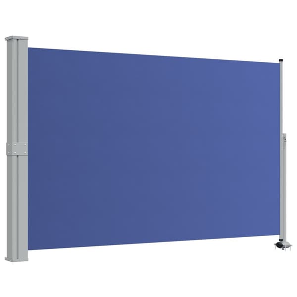 Infällbar sidomarkis 160x300 cm blå