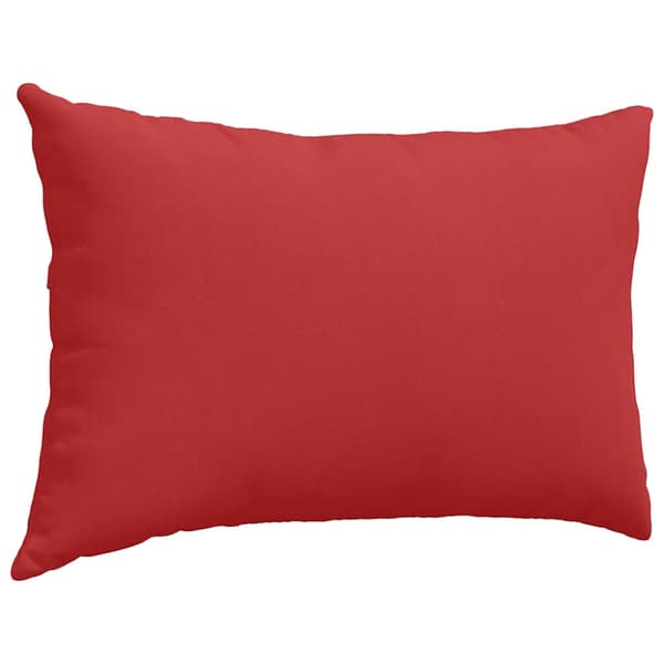 Sofakuddar 2 pcs Röd 60 x 40 cm tyg