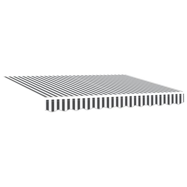 Utfällbar markis Antracit 350 x 200 cm tyg