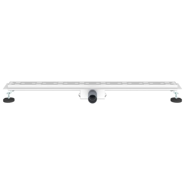 Duschavlopp med Linje Design Silver 90 cm Rostfritt Stål 304