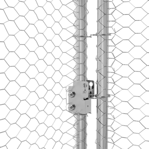 Hönshus Silver 2 x 2 x 2 m Galvaniserat Stål