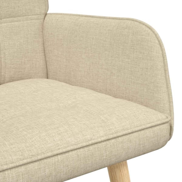 Tvåsitssoffa Kräm 115 x 61 x 87 cm tyg