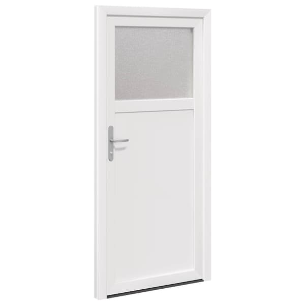 Sidentré Dörr Vit 98 x 198 cm PVC