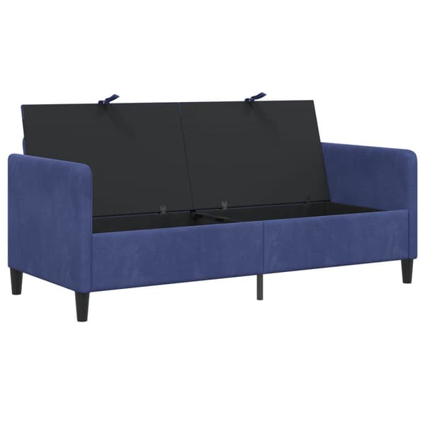 Soffa med förvaring Polisblå 172 x 78 x 87 cm Polyester