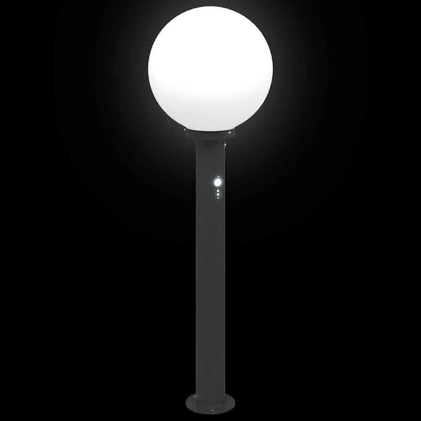 Pollare med sensor 80 cm svart IP44