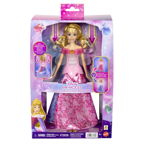 Disney Princess Omvandlande Docka Aurora