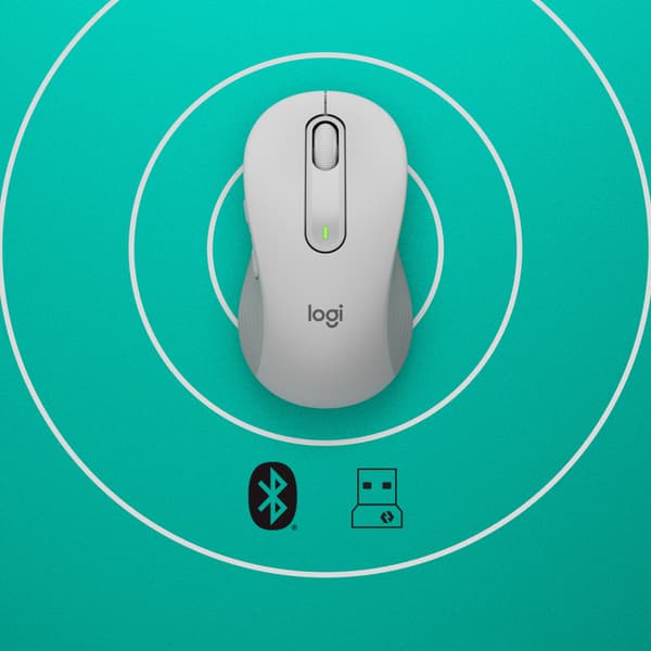 Logitech Signature M650 datormöss högerhand Trådlös RF + Bluetooth Optisk 2000 DPI