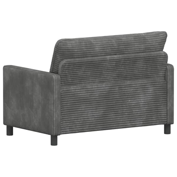 Soffa Ljusgrå 126 x 81 x 87,5 cm Polyester