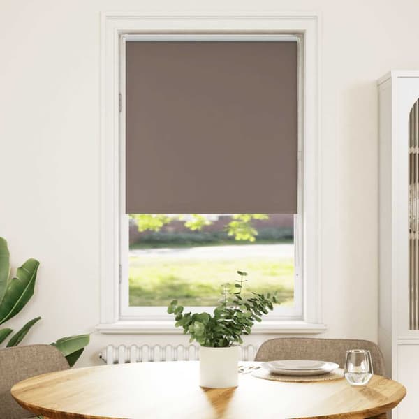 Mörkläggningsgardin kaffe 85x130 cm tyg bredd 80,7 cm polyester