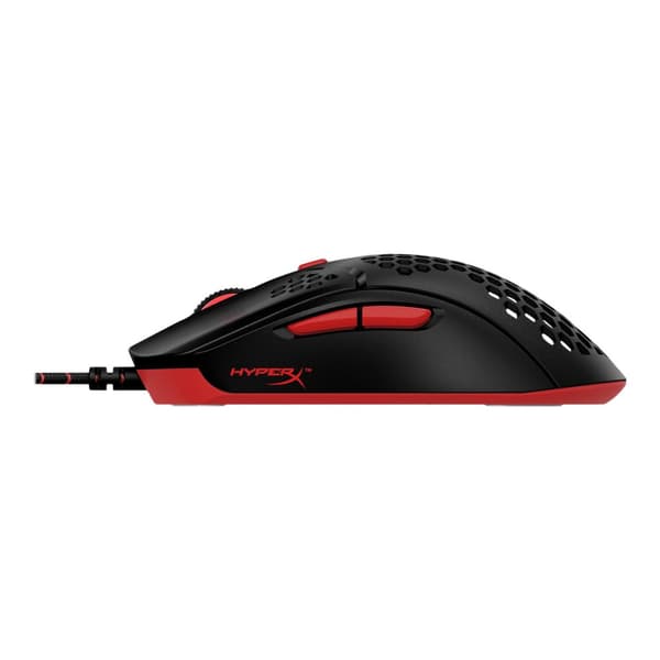 HyperX Pulsefire Haste - mus - USB 2.0 - svart / röd