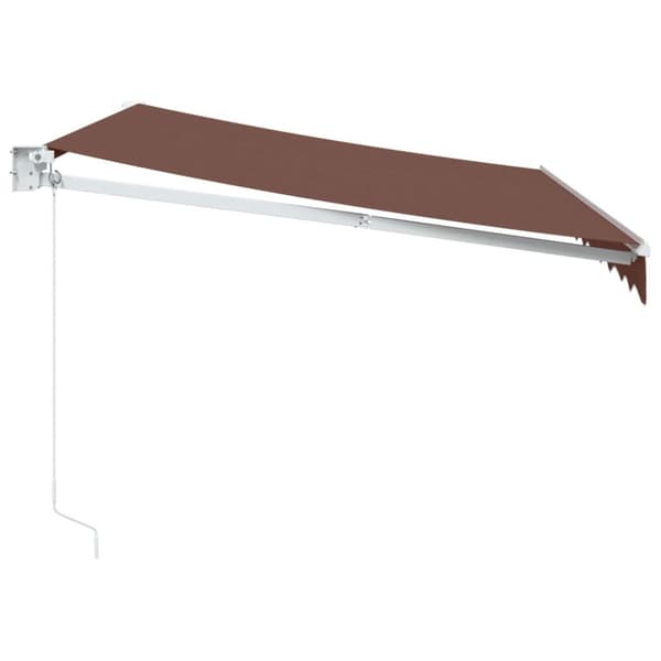 Markis manuellt infällbar 300x250 cm brun