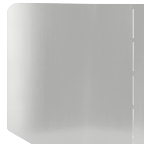 Kant för gräsmatta 4 pcs 100 x 45 cm Stål Silver