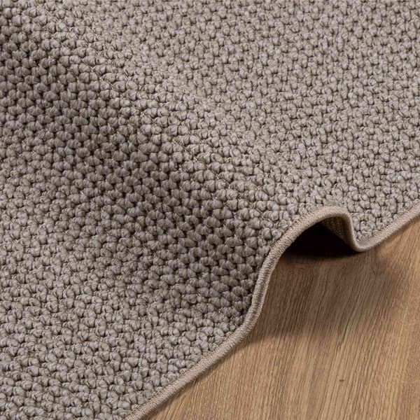 Områdesmattor Rektangulär LUGO Taupe 80 x 150 cm Polyester