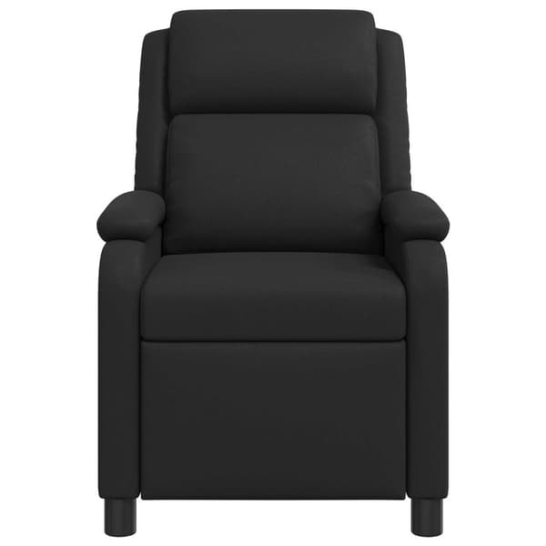Recliner Svart Konstläder