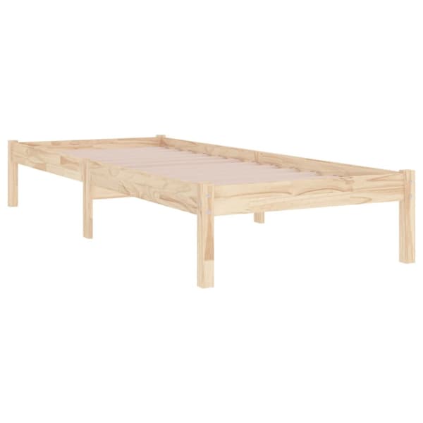 Sängram massivt trä 90x190 cm
