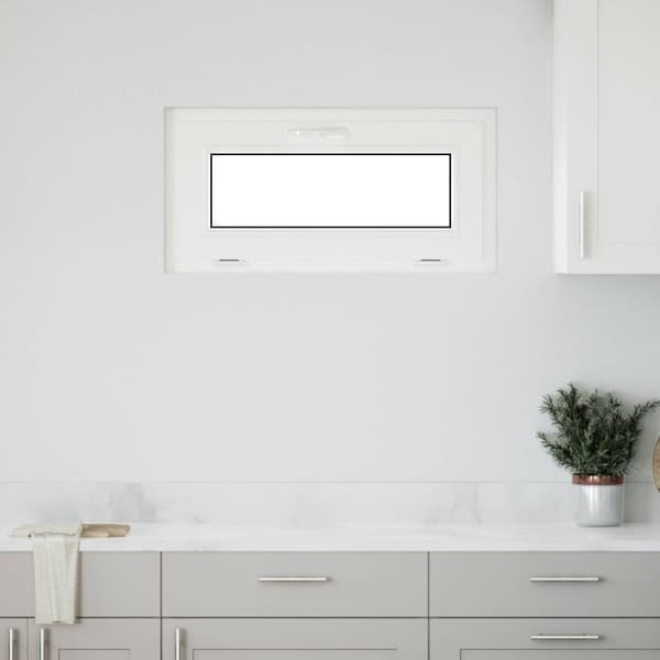 Källarfönster RISOR 80 x 40 cm PVC och glas