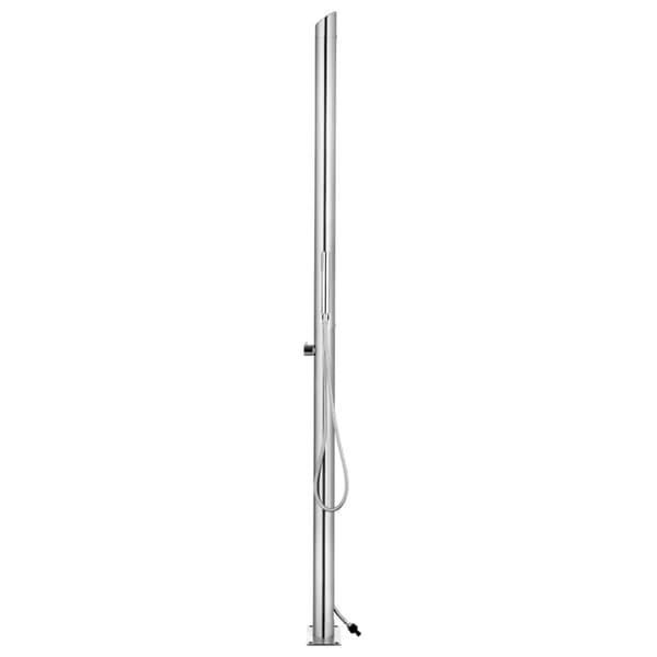 Utedusch 220 cm rostfritt stål