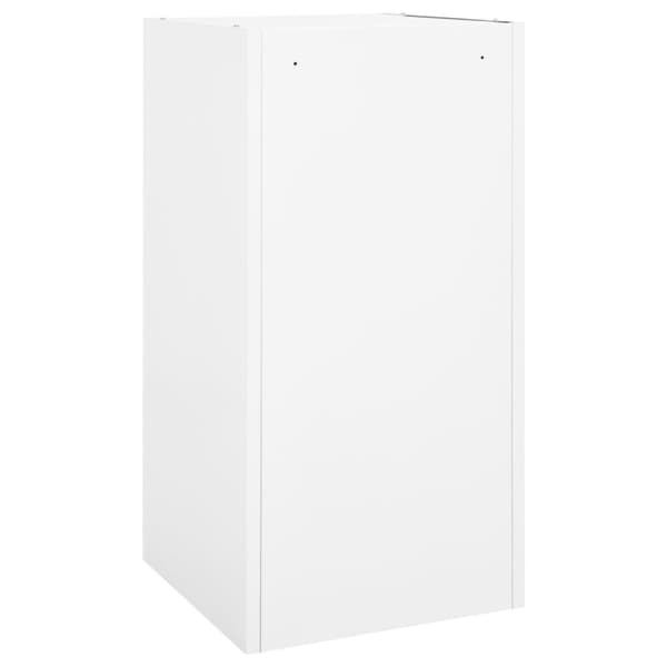 Sadelskåp vit 53x53x105 cm stål