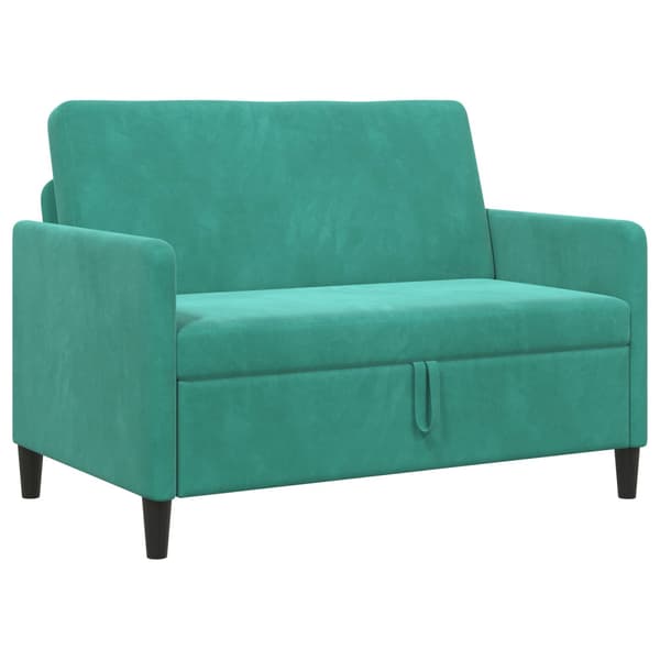 Soffa med förvaring Turkos 122 x 78 x 87 cm Polyester