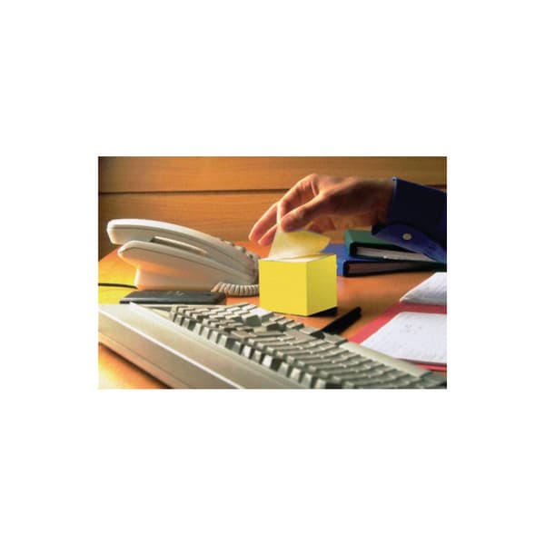 Notes POST-IT kub 2028 76x76 mm gul