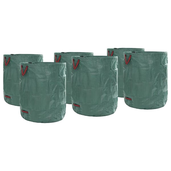 Trädgårdsavfallspåsar 12 pcs Grön 79 x 79 x 99,5 cm
