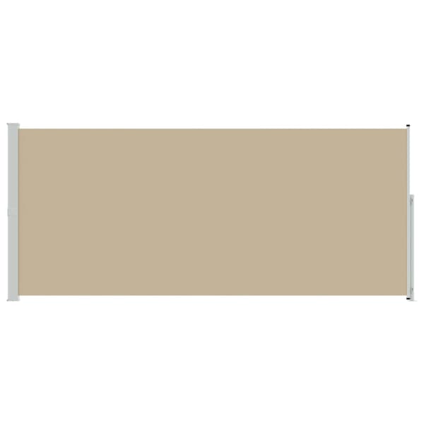 Utfällbar sidomarkis Beige 300 x 180 cm Polyester