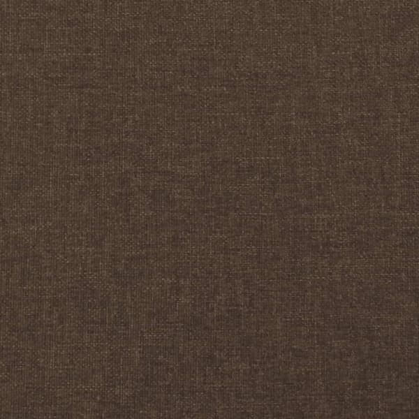 Boxspring-sängram mörkbrun 90x190 cm tyg