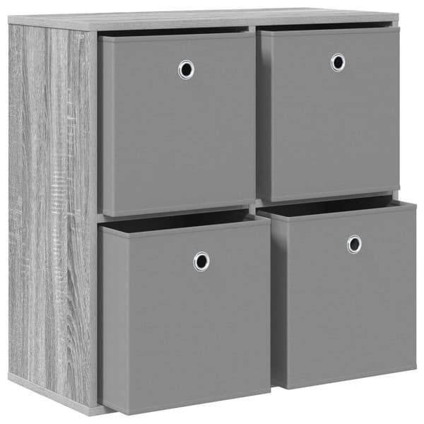 Sideboard med låda Grå Sonoma 68,5 x 32 x 67 cm