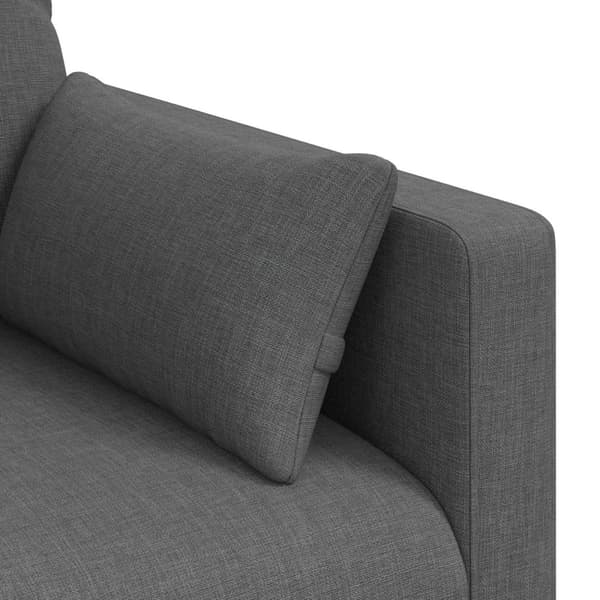 Soffa Mörkgrå 158 x 78 x 80 cm tyg