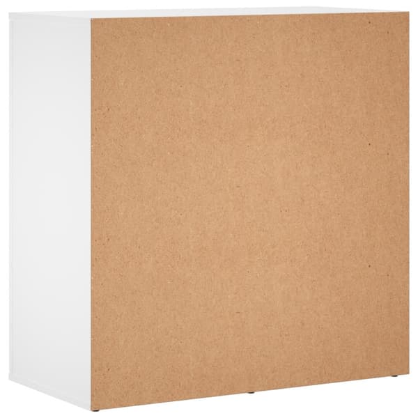 Skänk vit 79x38x80 cm konstruerat trä
