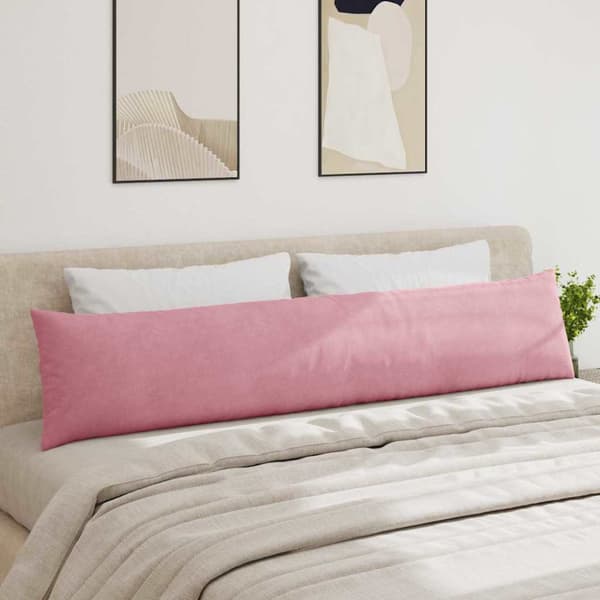 Sofakuddar 2 pcs Rosa 200 x 40 cm Kordread tyg