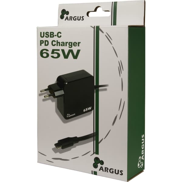 Inter-Tech PD-2065 strömadapter - USB-C - 65 Watt