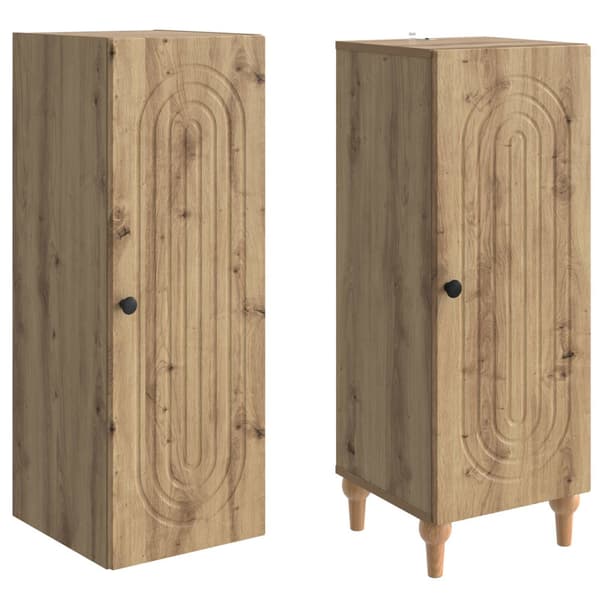 Skåpset 2 pcs Artisan-ek Konstruerat trä