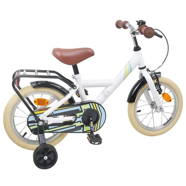 Barncykel 12 Tum för 2-4 åringar Vit
