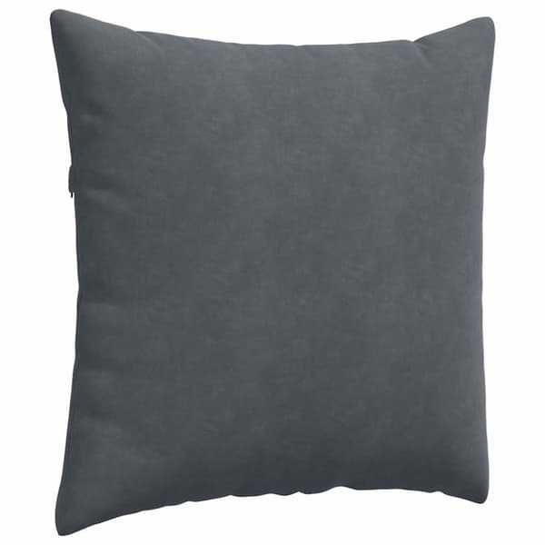 Sofakuddar 2 pcs Mörkgrå 80 x 80 cm Kordread tyg
