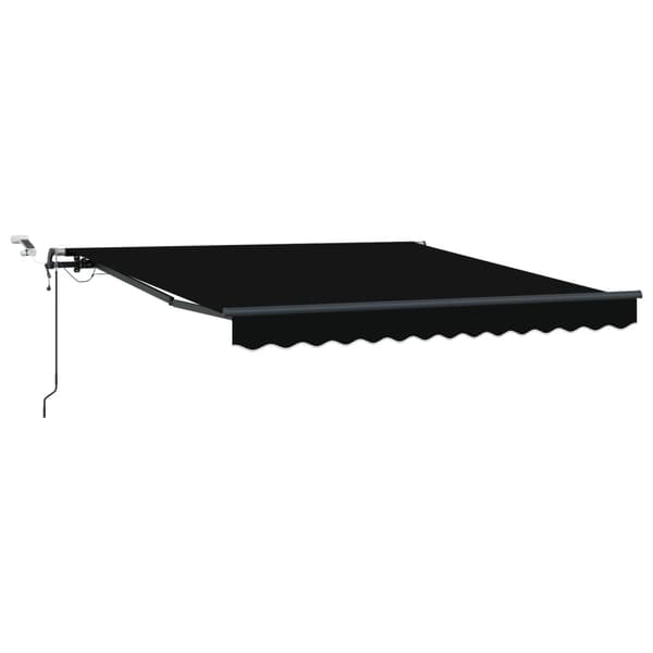 Markis tyg med Svart 300 x 250 cm Polyester