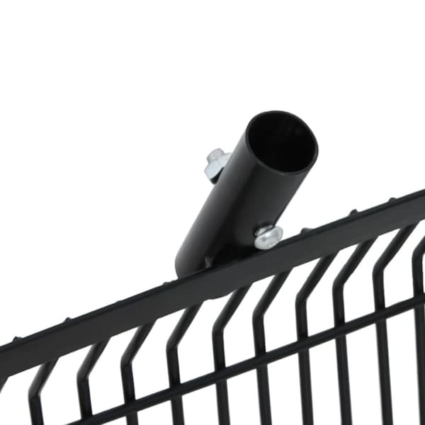 Högaffel 14 horn svart stål