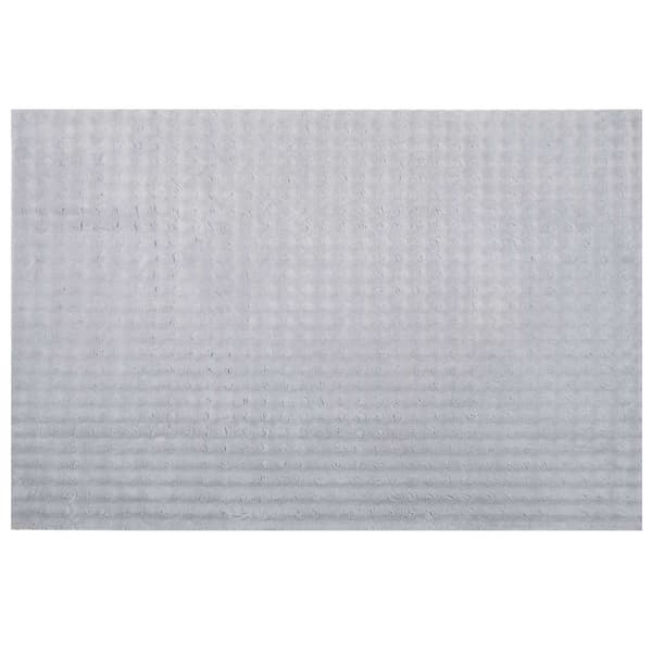 Områdesmattor Rektangulär SIROLO Grå 230 x 160 cm Polyester