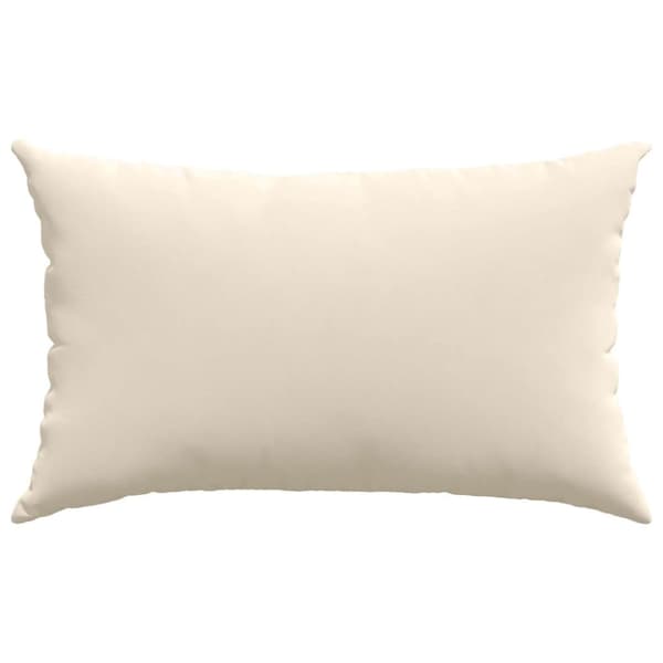 Sofakuddar 2 pcs Beige 50 x 30 cm tyg