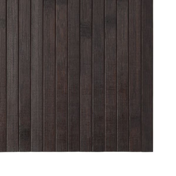 Matta rektangulär mörkbrun 70x400 cm bambu