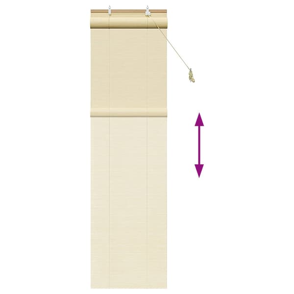 Rullgardin Naturlig 50 x 220 cm Bambu