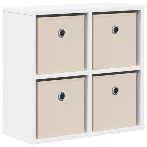 Sideboard med låda Vit 49,5 x 22 x 47 cm