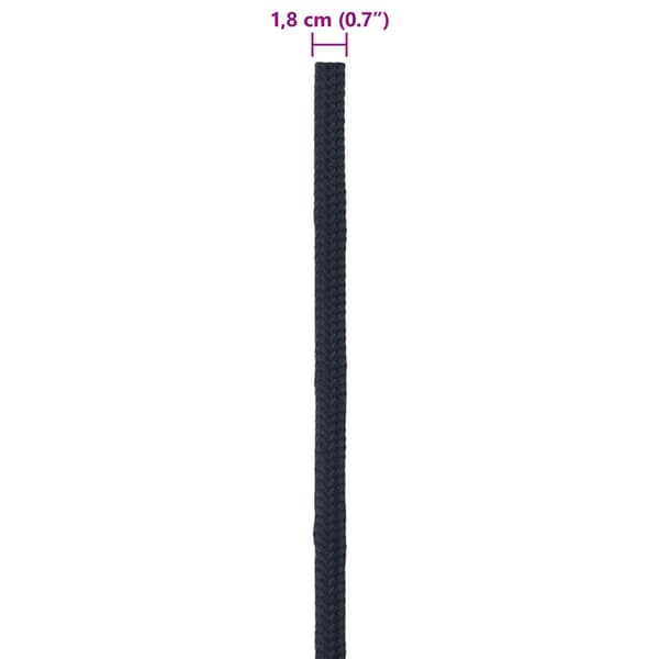 Båtsnöre Kungsblå 100 m Polyester