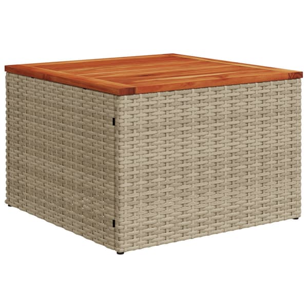 Trädgårdsoffset 7 st Beige konstrotting