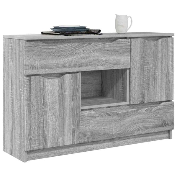 Sideboard Grå Sonoma 100 x 30 x 65,6 Konstruerat trä
