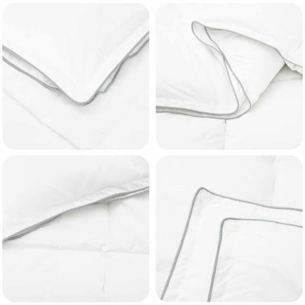 Täckeset 3 st 200 x 240 cm Alla årstider Bambu Vit