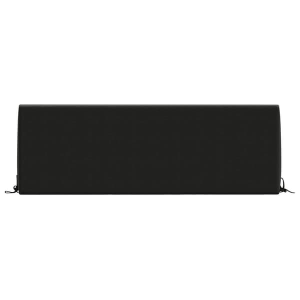 Ryggkudde SOEST 100% Polyester Svart 120 x 20 x 40 cm