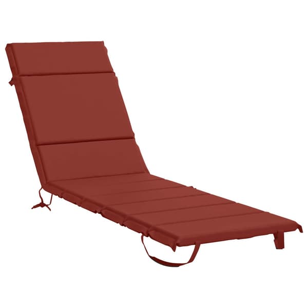 Solstol Kudde GEMERT 100% Polyester Röd 200 x 60 x 3 cm